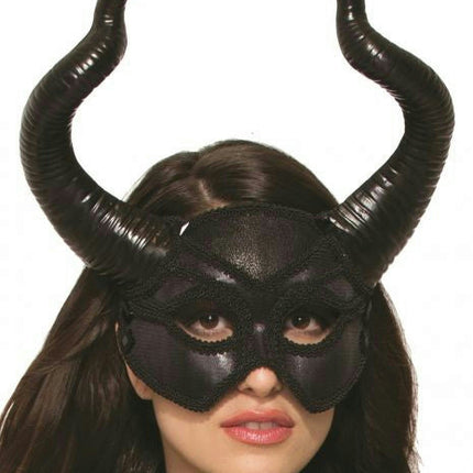 Faun Mythical Creature Gothic Horned Venetian Mask