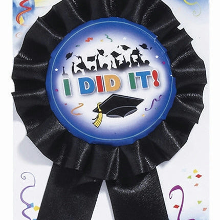 Graduation I DID IT Winner Ribbon Award Accessory