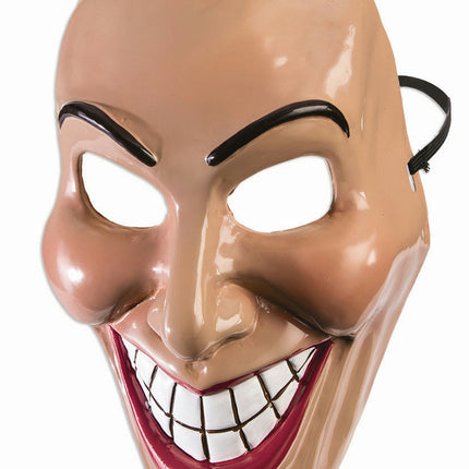 Female Evil Grin Mask Purge Half Costume Accessory PVC Womens Revenge Smile