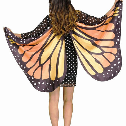 Fun World Women's Fluttery Monarch Butterfly Adult Costume S/M 2-8