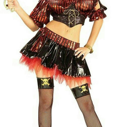 Forum Novelties Women's Pirate's Pleasure Sexy Costume Size M/L (8-12)