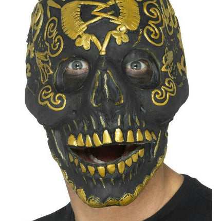 Smiffy's Deluxe Masquerade Skull Mask Foam Latex Halloween Costume Accessory