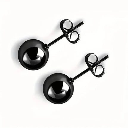 Stainless Steel Hypoallergenic Ball Shaped Stud Earrings
