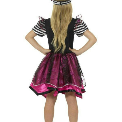 Smiffy's Girls Perfect Pirate Girl Fancy Dress Child Costume Sz Large Pink Black