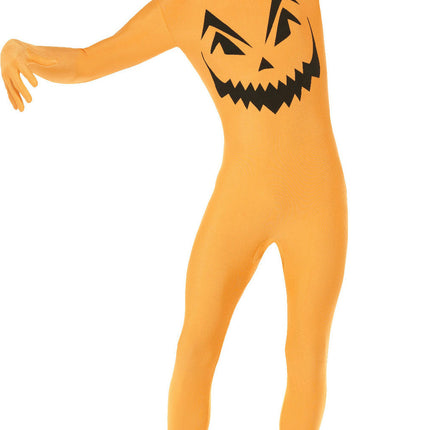 Pumpkin Second Skin Adult Costume Size Small