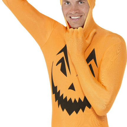 Pumpkin Second Skin Adult Costume Size XLarge