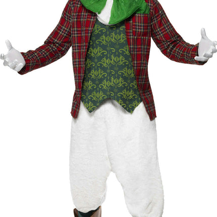 Men's Rabid Rabbit Costume Jacket Top Cravat and Trousers With Mask Size Large
