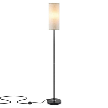 3200K Warm Yellow Light Modern Standing Lamp with Foot Switch 6W Bulb