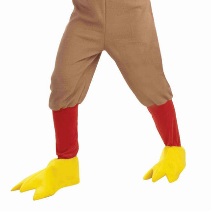 Fleece Turkey Adult Thanksgiving Costume X-Large