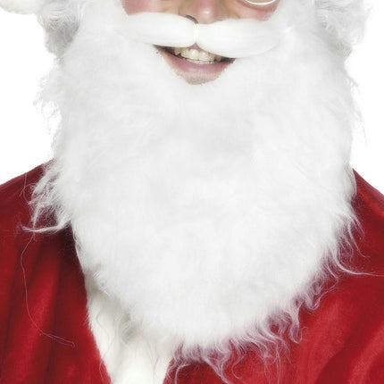 Economy White Santa Beard Smiffys