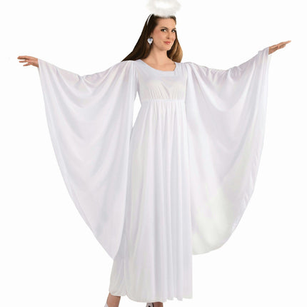 Angel White Adult Dress and Halo Standard Size Costume