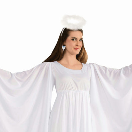 Angel White Adult Dress and Halo Standard Size Costume