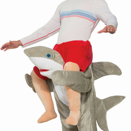 Ride a Shark Funny Adult Shoulder Rider Costume