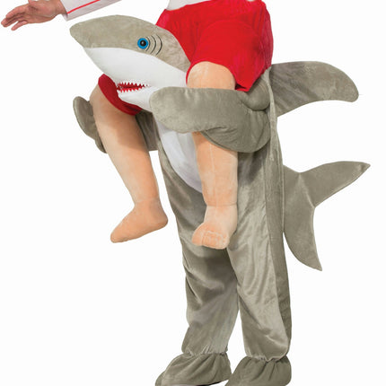 Ride a Shark Funny Adult Shoulder Rider Costume