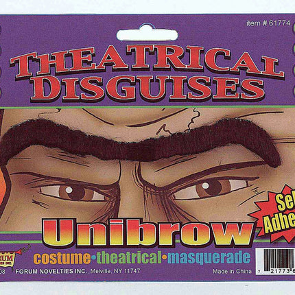 Black Self Adhesive Fake Unibrow Eyebrow