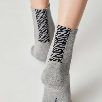 Cotton Socks Conte Comfort 570 - Zebra Stripes