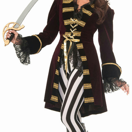 Captain Morgana Buccaneer Adult Costume Size XS/S