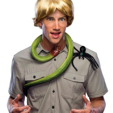 Animal Hunter Steve Irwin Messy Blonde Adult Halloween Wig