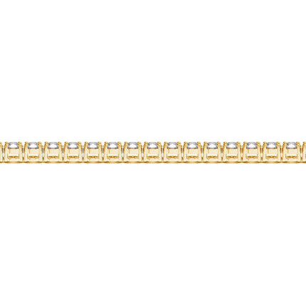 Lab Grown Round Diamond Tennis Bracelet in 14k Yellow Gold (10 cctw F/G  VS2/SI1)