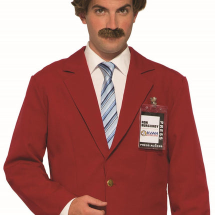Anchorman Ron Burgundy Officially Licensed Wig and Mustache
