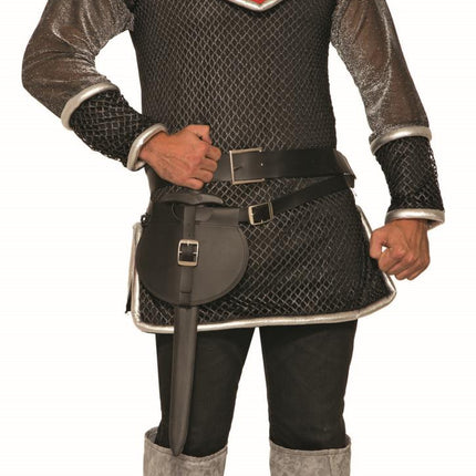 Medieval Black Chain Mail Rogue Prince Tunic