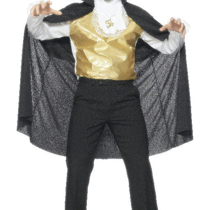 Classic Count Dracula Adult Vampire Costume with Cape CLOSEOUT