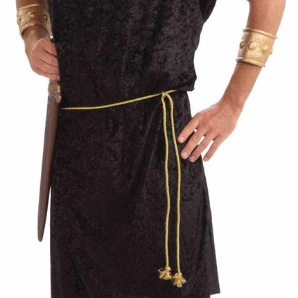 Black Adult Tunic with Rope Belt
