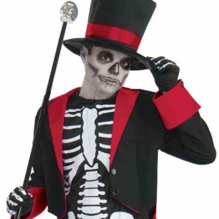 Mister Bone Jangles Skeleton Dapper Child Costume Size Large