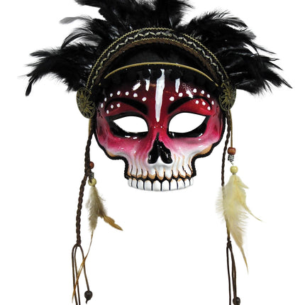Voodoo Witch Doctor Style Adult Venetian Mask