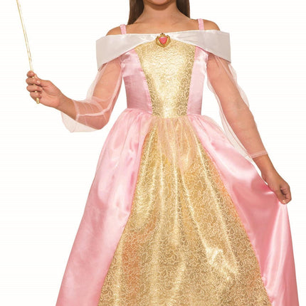Princess Paisley Rose Child Pink Kids Halloween Costume Small 4-6