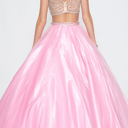 Juliet 338 Quinceanera Dress 2-Piece Bateau Neckline Cap Sleeve