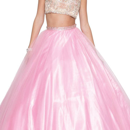 Juliet 338 Quinceanera Dress 2-Piece Bateau Neckline Cap Sleeve