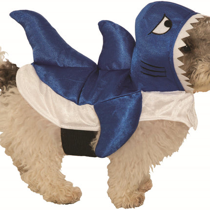 Blue Shark Pet Fish Dog Costume Size Medium
