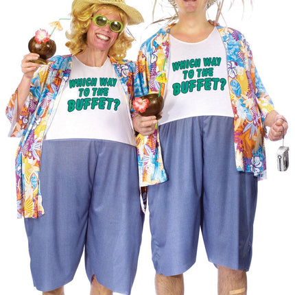 Tacky Tourist Traveler Funny Adult Unisex Costume