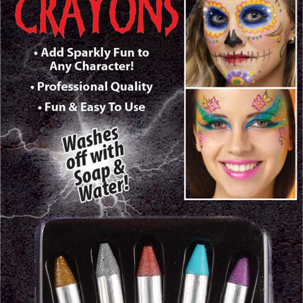 Glitter Makeup Crayons Face Paint