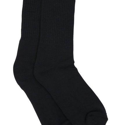 3/4 Crew Black Bamboo Viscose Socks
