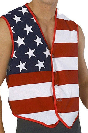 Stars and Stripes American Patriotic Flag Vest