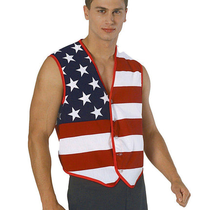 Stars and Stripes American Patriotic Flag Vest