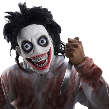 Creepypasta Go To Sleep Scary Stalker Adult Costume Mask