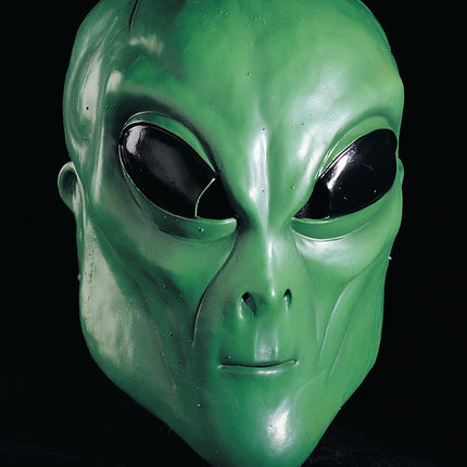 Green Alien Overhead Adult Mask