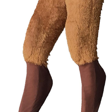 Mythical Creatures Faun Pants Satyr Cosplay Fur Goat Legs Adult Womens Costume