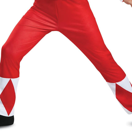 Red Power Ranger Classic Muscle Child Costume Size Medium 7-10