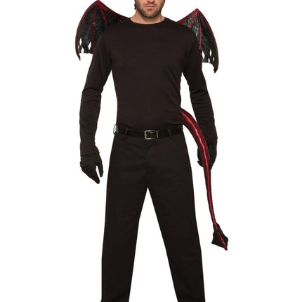 Satan Devil or Dragon Red Tail Costume Accessory