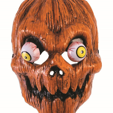 Pumpkin Head Evil Clown Face Mask