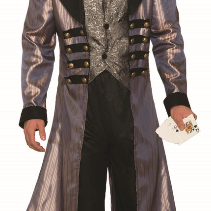 Badlands Wild Western Gambler Suit Adult Mens Costume