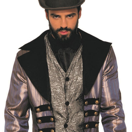 Badlands Wild Western Gambler Suit Adult Mens Costume
