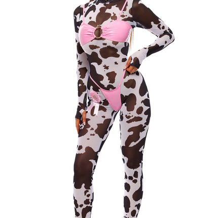 Moo’d Swings 7-Piece Cow Costume Set