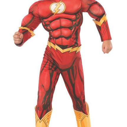 The Flash Deluxe Boys Child Costume Size Medium 8-10