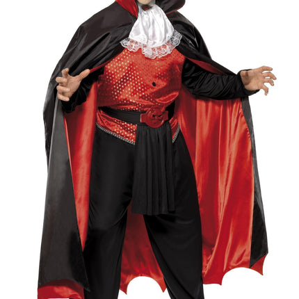 Reversible Vampire/Skeleton Adult Costume Large 42-44