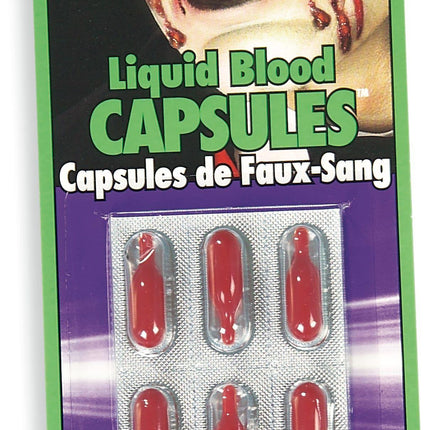 Vampire Fake Blood Capsules with Realistic Blood